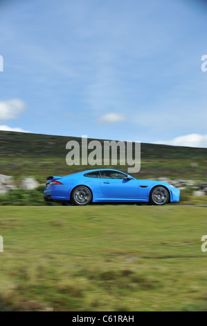 2011 la Jaguar XK RS in blu francese Foto Stock