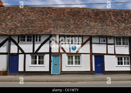 Cottages compresi Jethro Tull's house, Crowmarsh Gifford, Oxfordshire, England, Regno Unito Foto Stock