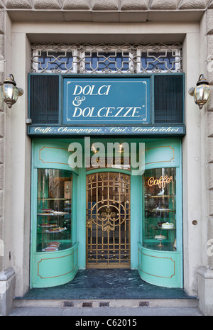 In stile vintage cake shop dolce, dolci dolcezze, Firenze Italia Foto Stock