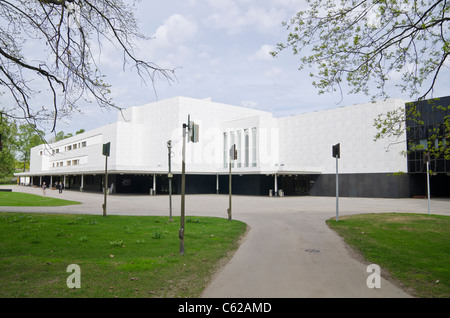 Finlandia Hall progettata da Alvar Aalto, Helsinki, Finlandia Foto Stock