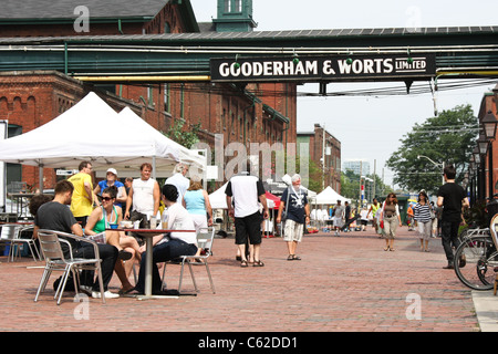 Distillery District toronto Foto Stock