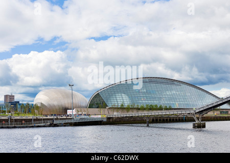 Il Glasgow Science Centre Sulle rive del fiume Clyde, Glasgow, Scotland, Regno Unito Foto Stock