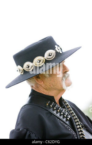 Rievocazione storica di sparare fuori all'OK Corral Foto Stock