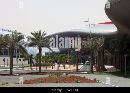 Ferrari World Theme Park ad Abu Dhabi, Emirati Arabi Uniti Foto Stock