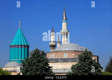 La Turchia, Konya, museo di Mevlana, Celaleddin, Rumi, sufi, mistica, tomba, Foto Stock