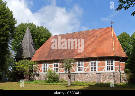 La chiesa, Egestorf, Luneberg, Bassa Sassonia, Germania Foto Stock