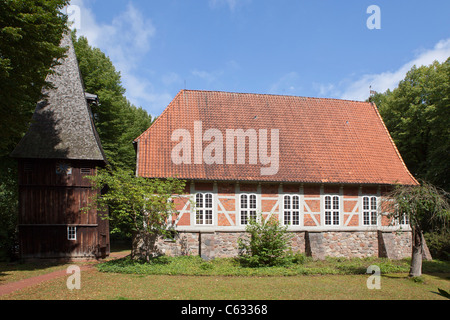 La chiesa, Egestorf, Luneberg, Bassa Sassonia, Germania Foto Stock