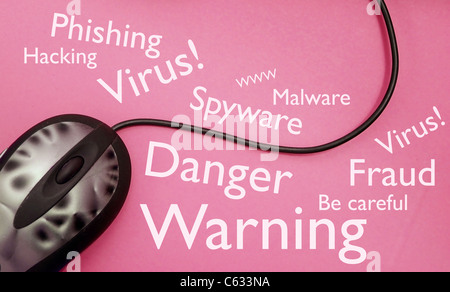 Sicurezza online Foto Stock