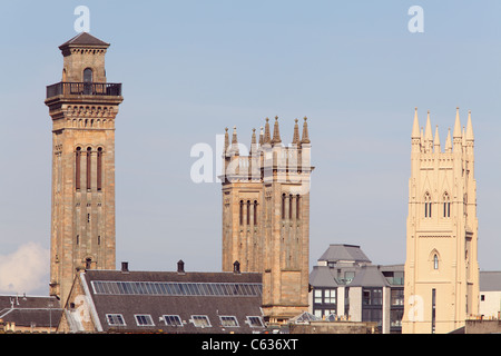 Il Trinity College e la Park Church si trovano nel West End di Glasgow, Scozia, Regno Unito Foto Stock