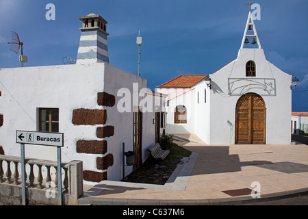 Chiesa a las tricias, la palma isole canarie Spagna, Europa Foto Stock