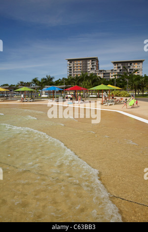 Laguna Wave, Darwin Waterfront Precinct, Darwin, Territorio del Nord, l'Australia Foto Stock