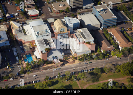 Holiday Inn Esplanade, Darwin, Territorio del Nord, l'Australia - aerial Foto Stock