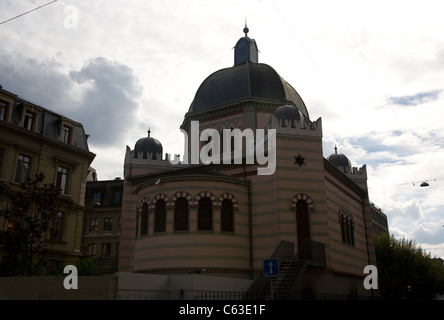 La Grande Sinagoga di Ginevra Foto Stock