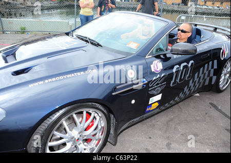 Il ghiaccio T in corrispondenza di una apparizione pubblica per l'energia AMP Bullrun Cross-Country auto da rally, Pier 54, New York, NY Luglio 10, 2010. Foto di: Foto Stock