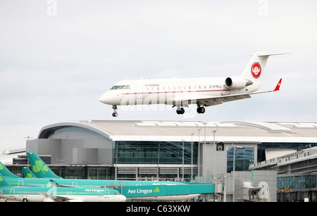 Canadair Jet regionale Foto Stock