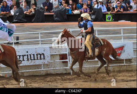 La vittoria di corsa, Calgary Stampede, Alberta, Canada. Foto Stock