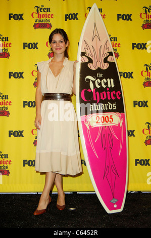 Rachel Bilson (indossando un Derek Lam abito) in sala stampa per il 2005 Teen Choice Awards, Amphitheater di Gibson, universale Foto Stock