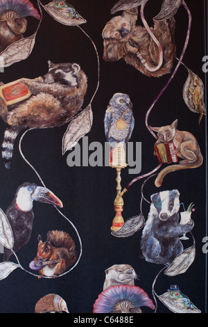 Casa di Hackney, British home articoli sanitari ed arredi ispirati da Javvy M Royle e Frieda Gormley, UK. Foto:Jeff Gilbert Foto Stock