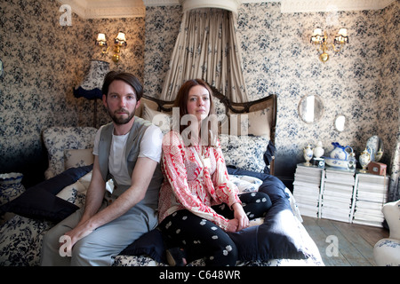 Casa di Hackney, British home articoli sanitari ed arredi ispirati da Javvy M Royle e Frieda Gormley, UK. Foto:Jeff Gilbert Foto Stock