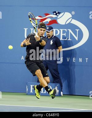 Rafael Nadal di presenze per US Open 2010 Torneo di tennis - MER, USTA Billie Jean King National Tennis Center, Lavaggio, NY Foto Stock