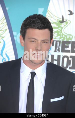 Cory Monteith presso gli arrivi per Teen Choice Awards 2010 - arrivi, Gibson anfiteatro, Los Angeles, CA il 8 agosto 2010. Foto Da: Michael Germana/Everett Collection Foto Stock