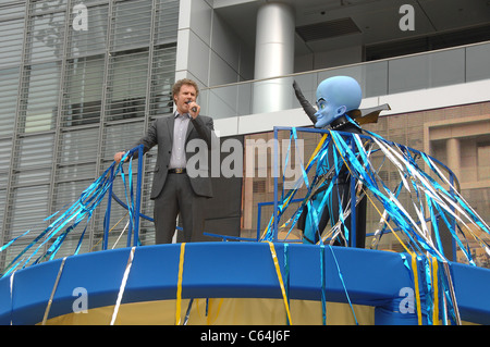 Will Ferrell, Megamind ad una apparizione pubblica per DreamWorks Animation & Guinness World Records' più grande raduno di supereroi in Foto Stock