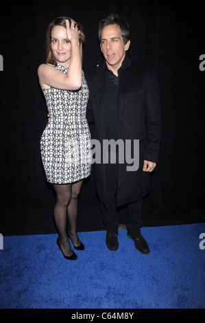 Tina Fey, Ben Stiller presso gli arrivi per MEGAMIND Premiere, AMC Lincoln Square 13 IMAX Theatre di New York, NY Novembre 3, 2010. Foto di: Rob ricco/Everett Collection Foto Stock