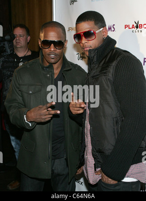 Jamie Foxx, Marques Anthony di presenze per Jamie Foxx xliii festa di compleanno e la migliore notte della mia vita Album partito, il Playboy Club del Palms Casino Resort Hotel Las Vegas NV, Dicembre 12, 2010. Foto di: James Atoa/Everett Collection Foto Stock