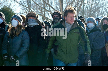 Il contagio 2011 Warner Bros Pictures film con Matt Damon Foto Stock
