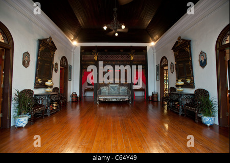 Interno di Peranakan Mansion, George Town, Penang Malaysia Foto Stock