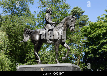 Statua di Maharajah Duleep Singh Thetford Norfolk Foto Stock