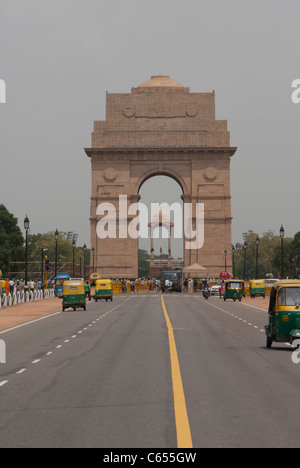 India Gate, Incoronazione Park, New Delhi, India. Foto Stock