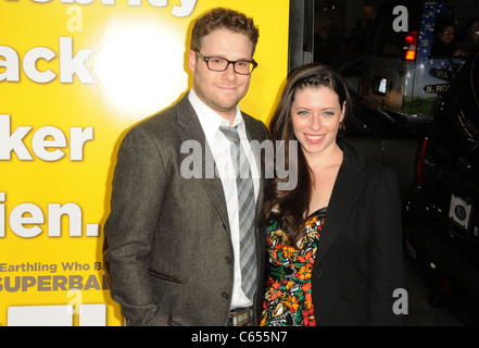 Seth Rogen presso gli arrivi per Paolo Premiere, Grauman's Chinese Theatre di Los Angeles, CA il 14 marzo 2011. Foto di: Dee Cercone/Everett Collection Foto Stock