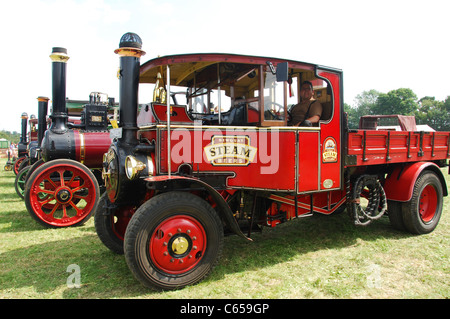 1926 Foden C-tipo chiamato piccolo al Classic Car Meeting Hertfordshire, Regno Unito Foto Stock