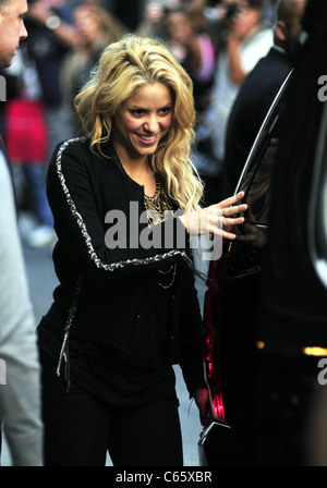 Shakira a talk show aspetto per il Late Show con David Letterman - gio, Ed Sullivan Theater di New York, NY Settembre 23, 2010. Foto di: William D. Bird/Everett Collection Foto Stock