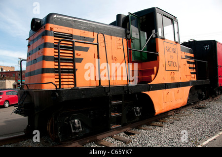 Arcade & Attica Railroad. Foto Stock