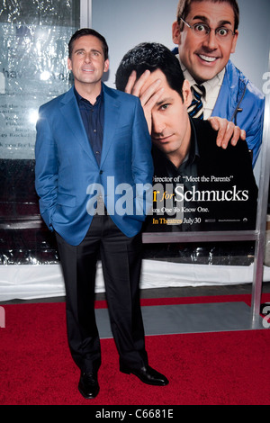 Steve Carell presso gli arrivi per cena per SCHMUCKS Premiere, il Teatro Ziegfeld, New York, NY Luglio 19, 2010. Foto di: Lee/Everett Collection Foto Stock