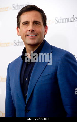 Steve Carell presso gli arrivi per cena per SCHMUCKS Premiere, il Teatro Ziegfeld, New York, NY Luglio 19, 2010. Foto di: Lee/Everett Collection Foto Stock