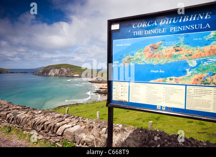 Centri di informazione turistica presso la punta occidentale della penisola di Dingle nella Contea di Kerry, Irlanda, parte della testa Slea drive Foto Stock