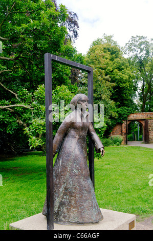 Denkmal für Katharina von Bora, Ehefrau von Martin Luther; memorial per Katharina von Bora, moglie di Lutero Foto Stock