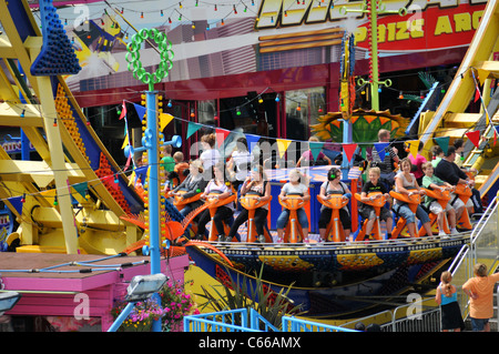 Southend on sea resort sul mare vacanza Essex giorno di viaggio Foto Stock