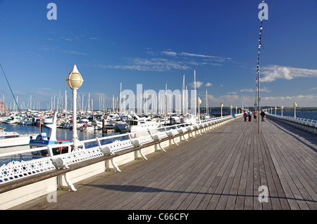 Torquay Pier, Torquay, Tor Bay, Devon, Inghilterra, Regno Unito Foto Stock