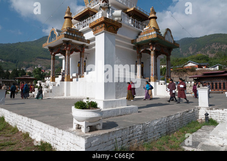 National Memorial Chorten. Thimpu. Il Bhutan Foto Stock