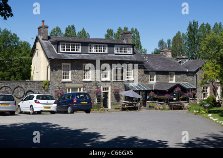 Il Llanerch Inn, storico Llandrindod Wells pub e guest house, Wales UK. Foto Stock