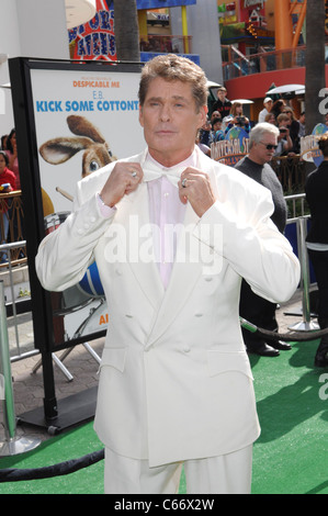 David Hasselhoff presso gli arrivi per hop Premiere, Universal CityWalk, Los Angeles, CA 27 marzo 2011. Foto di: Elizabeth Goodenough/Everett Collection Foto Stock