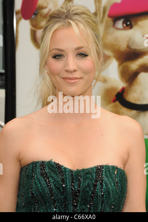 Kaley Cuoco presso gli arrivi per hop Premiere, Universal CityWalk, Los Angeles, CA 27 marzo 2011. Foto di: Dee Cercone/Everett Collection Foto Stock