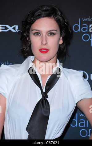 Rumer Willis ad una apparizione pubblica per il lato più oscuro del dibattito verde serie, Il Bowery Hotel, New York, NY Luglio 27, 2010. Foto di: Gregorio T. Binuya/Everett Collection Foto Stock