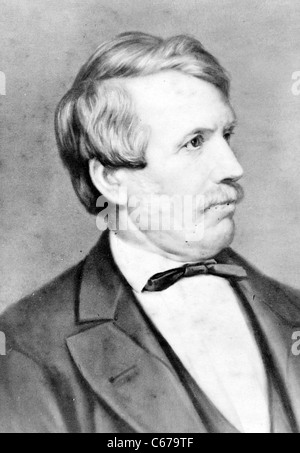 David Livingstone, Scottish Congregationalist pioneer medico missionario ed esploratore in Africa. Foto Stock