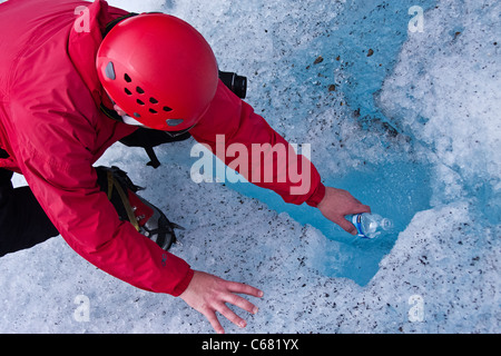 Fresca acqua glaciale Foto Stock