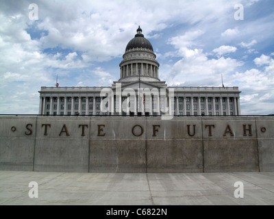 La Utah State Capitol, Salt Lake City, UT Foto Stock